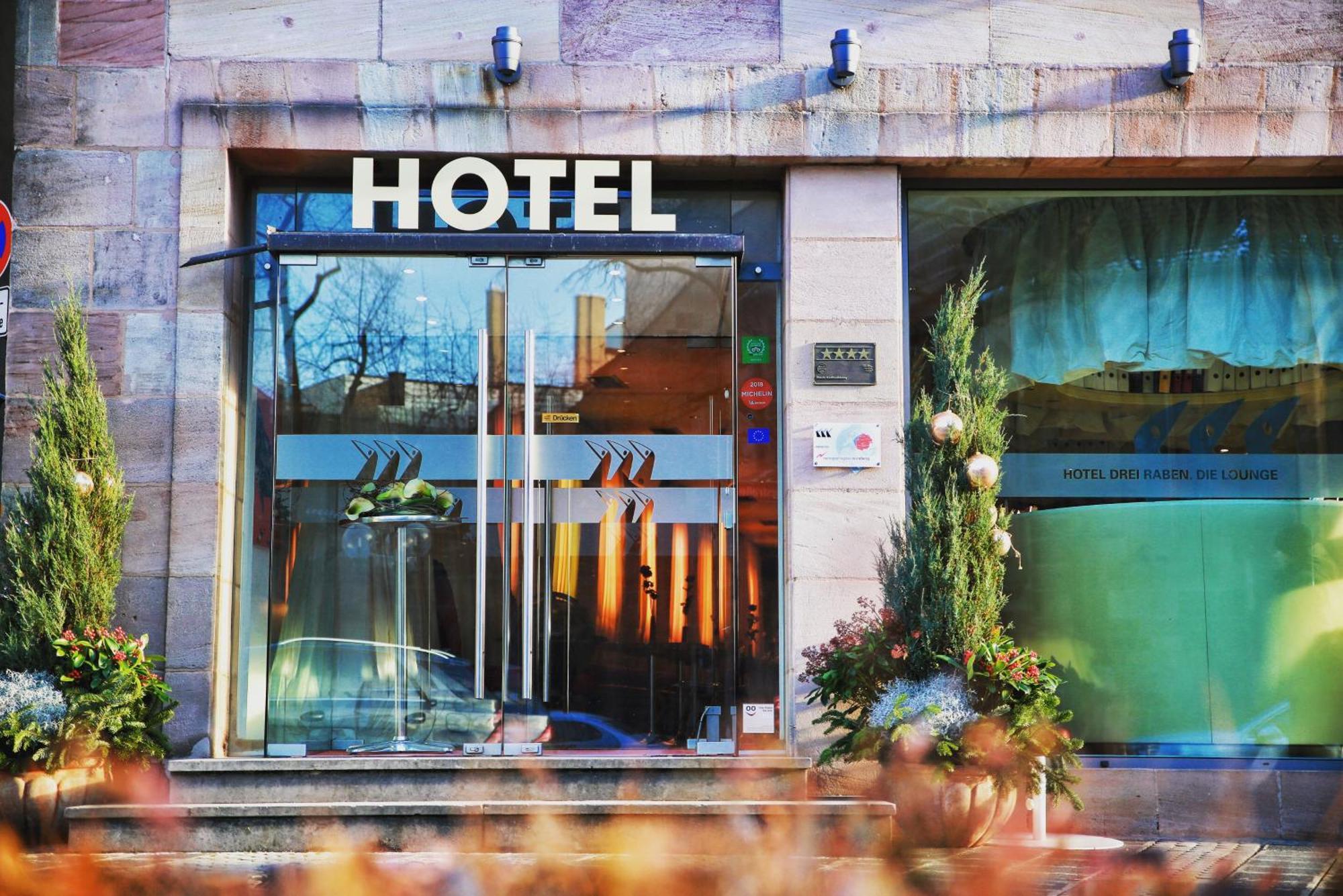 Hotel Drei Raben Нюрнберг Экстерьер фото